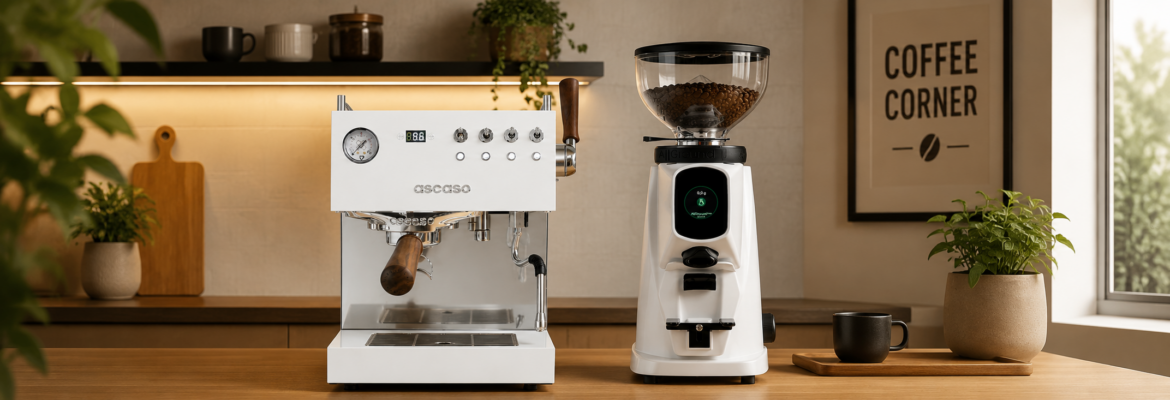Ascaso Duo PID Plus + Fiorenzato Allgroun Sense_coffee_corner Ascaso Duo PID Plus + Fiorenzato Allgroun Sense_coffee_corner